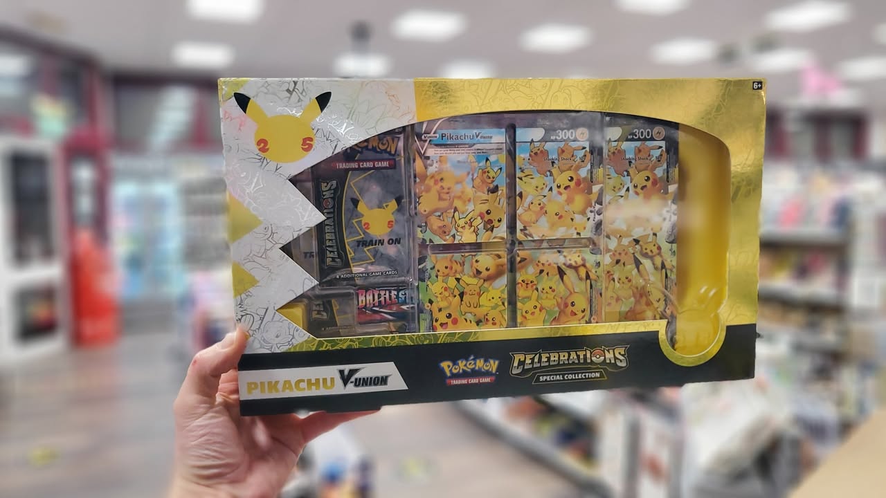 Pikachu V-Union in store from 9:30 today