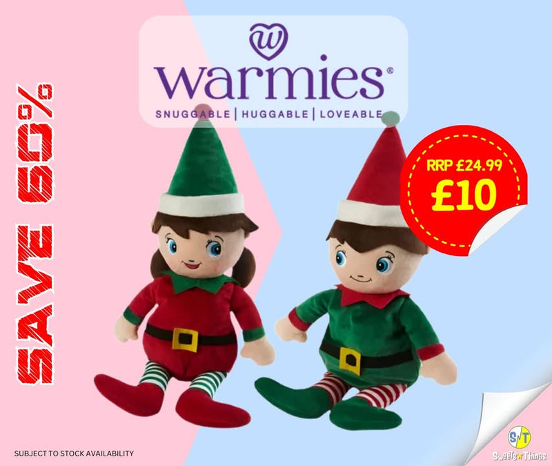 Warmies Christmas Elves—now just £10 each