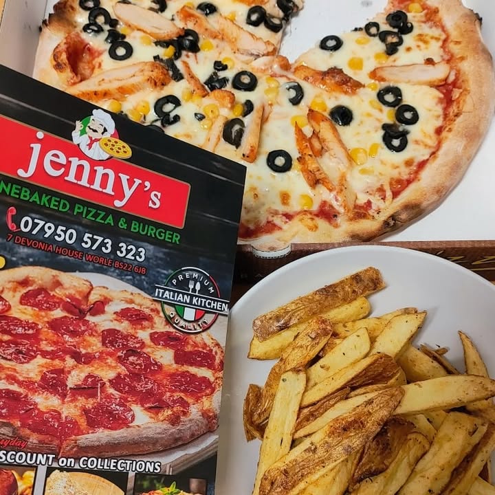 Jenny's Pizza & Burger is now open opposite us!