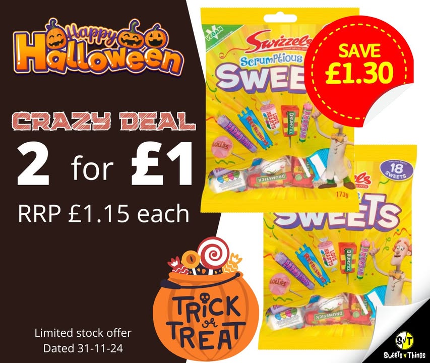 Halloween Treats Deal: 2 for £1