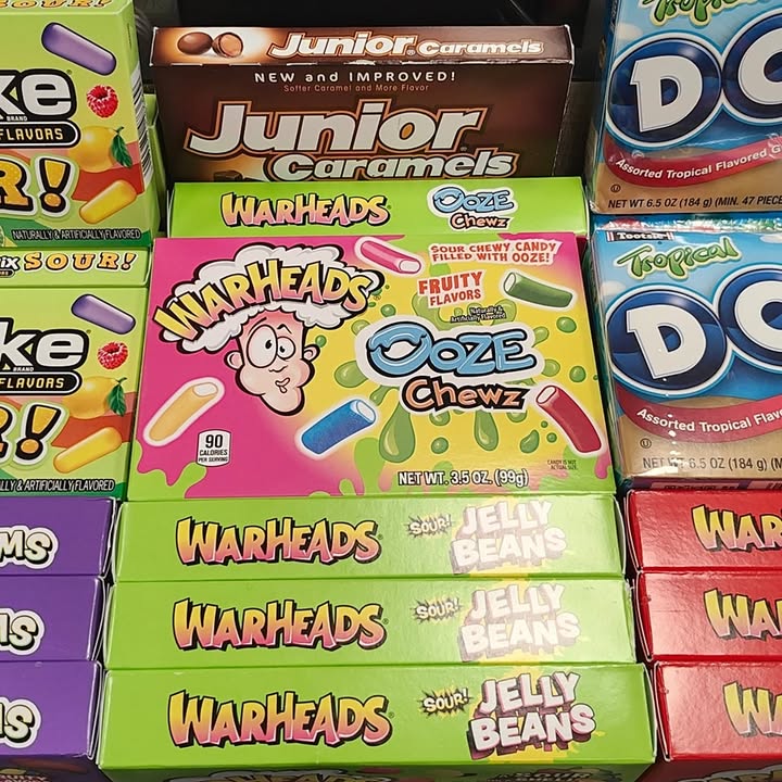 American sweets and sour treats just in