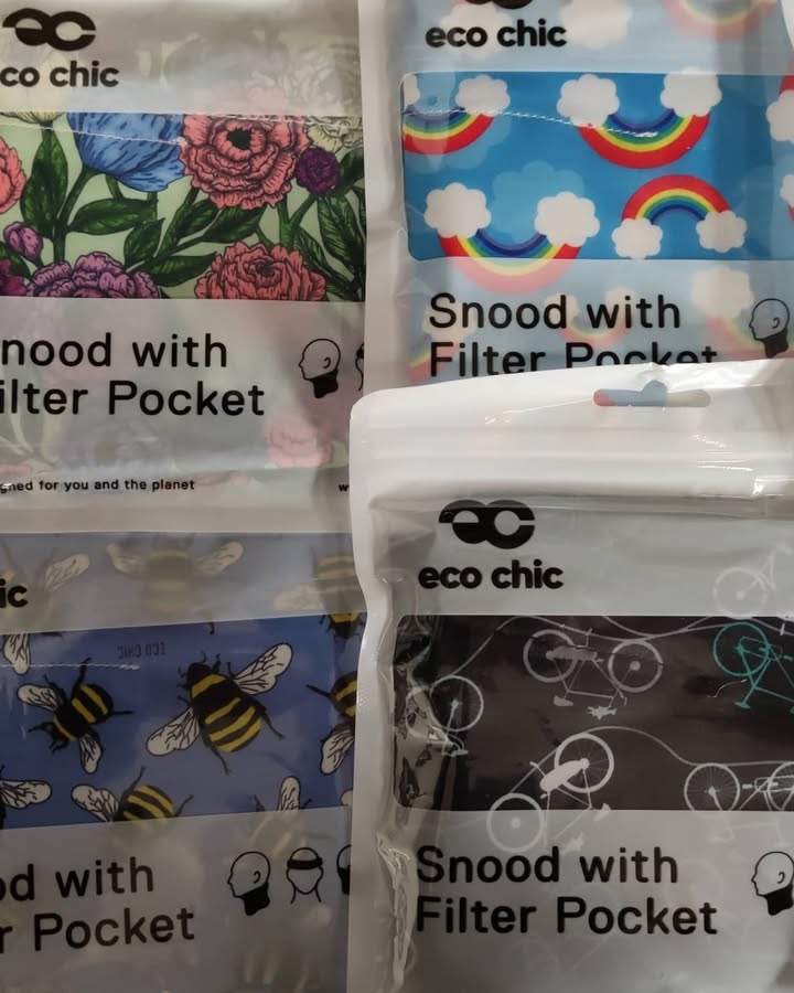 New eco chic face cover snoods just arrived