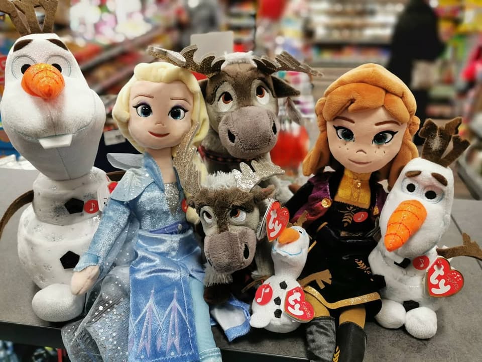 Frozen II characters just arrived in store