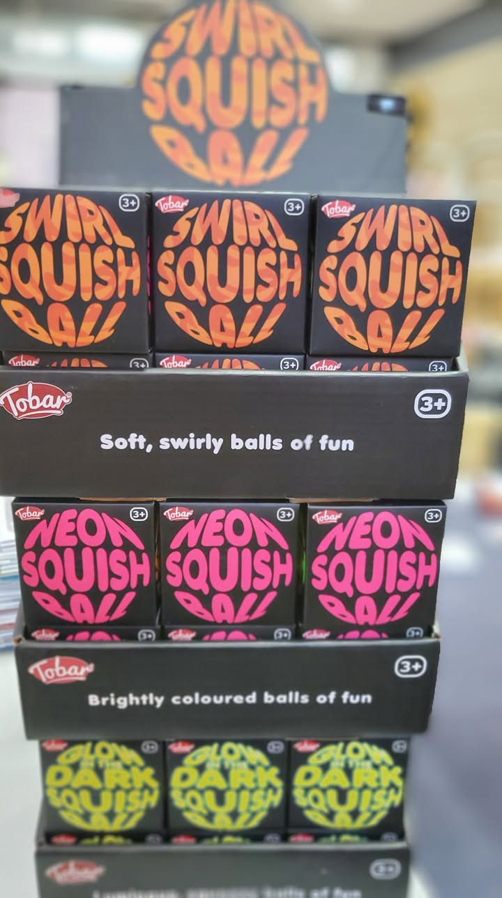 Swirl Squish Balls from Tobar – now in stock