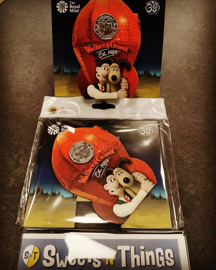 Wallace & Gromit 50p coins now in stock