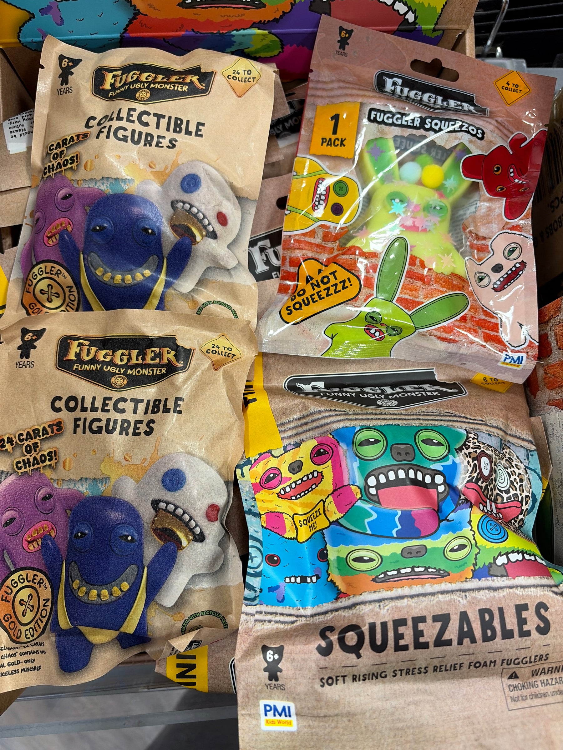 Fuggler's new collectibles and squeezables are here