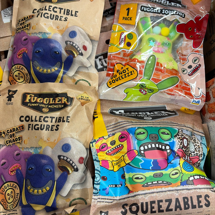 Fuggler's new collectibles and squeezables are here