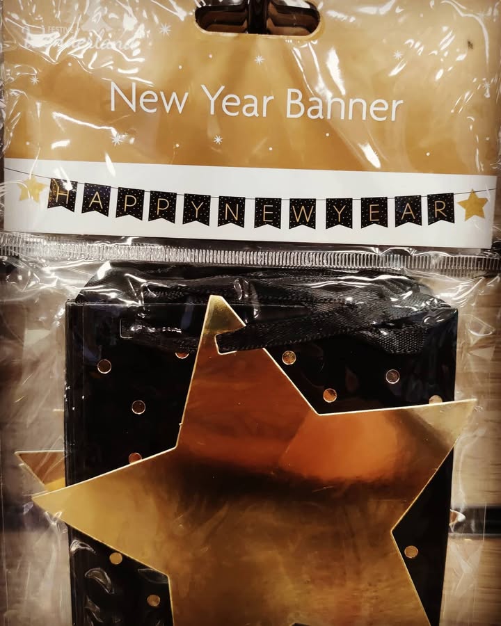 New Year's Eve party bits in stock now