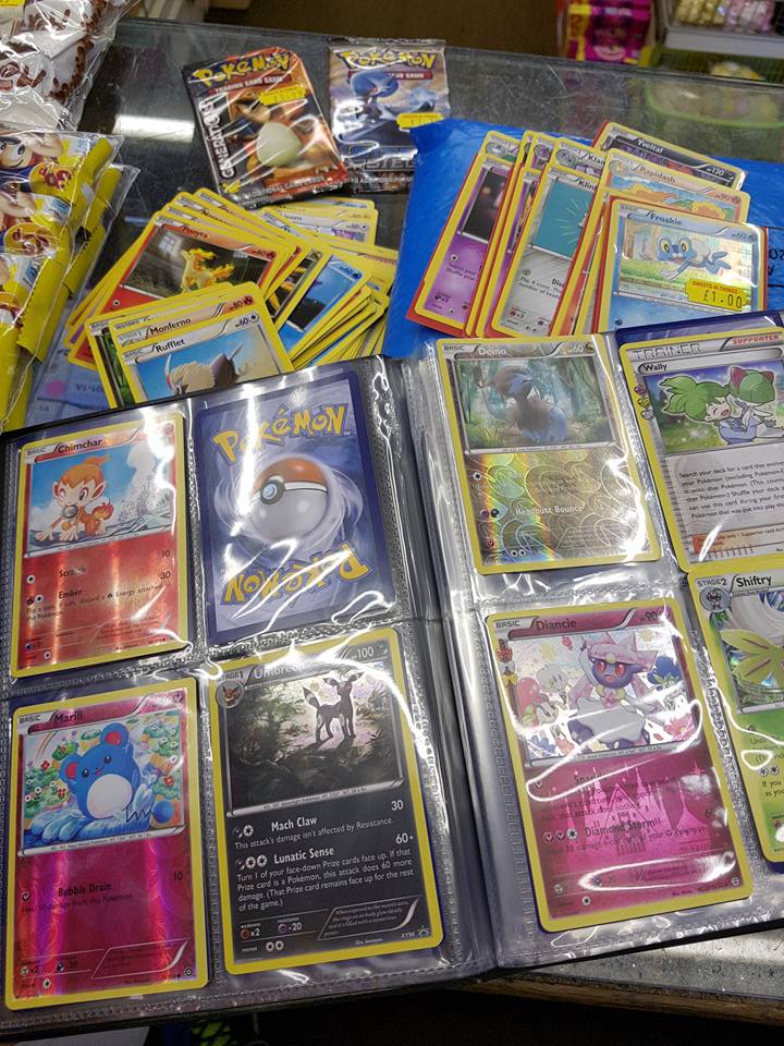 Pokémon cards in stock — singles from just 20p