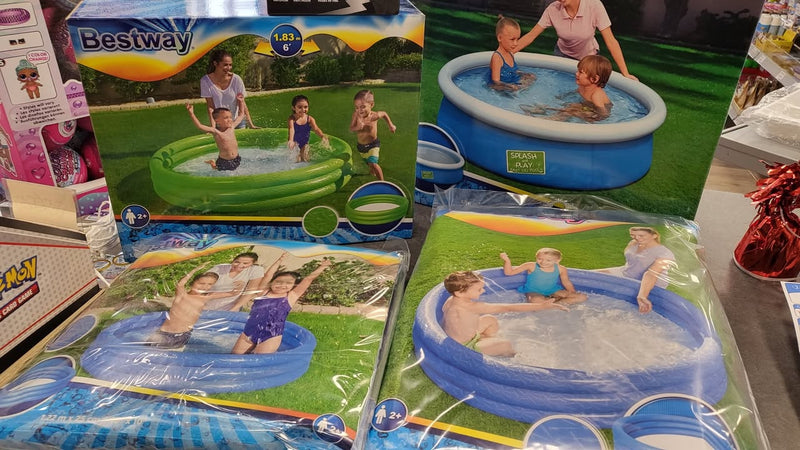 Paddling pools and summer splash time
