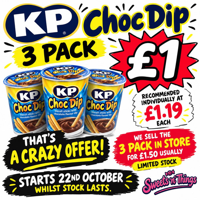 KP Choc Dip 3-Pack Offer!
