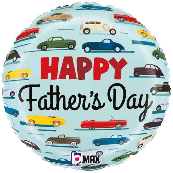 Happy Father's Day Foil Balloon (Optional Helium Inflation)