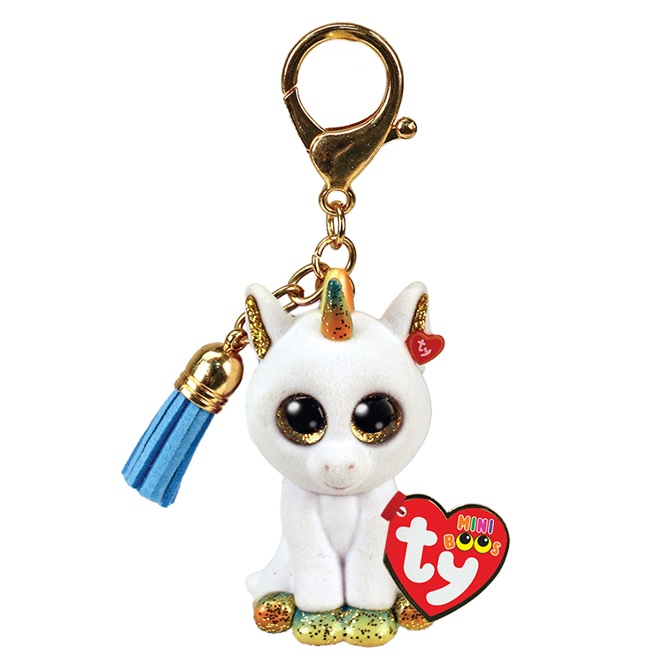 Ty Mini Boo Keyring - Pixy the Unicorn