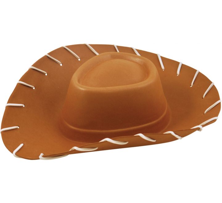 Brown Lightweight Cowboy Hat with Edge Design