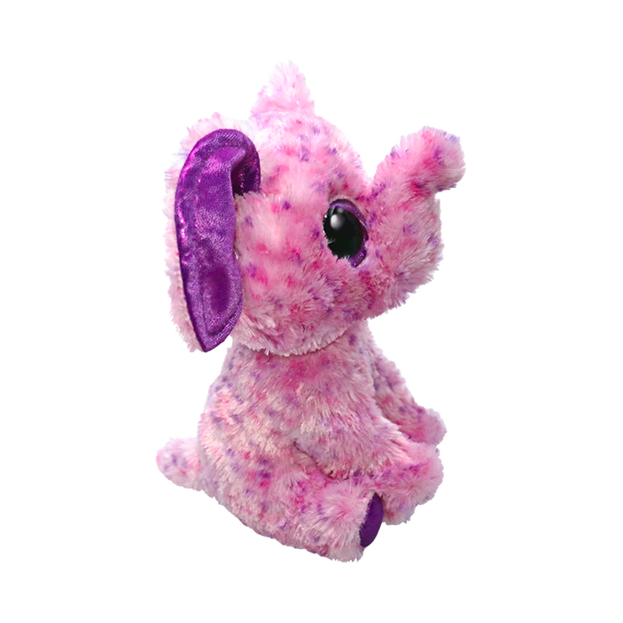 Ty Beanie Boos Regular - Eva the Elephant soft toy - side