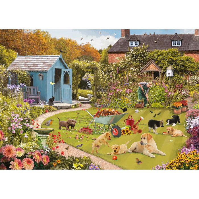 500 Piece XL Jigsaw Puzzle - Garden Fun