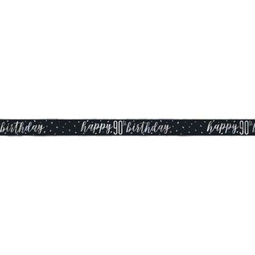 Banner 90th black silver