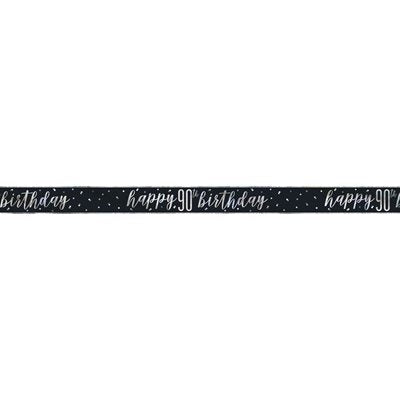 Banner 90th black silver