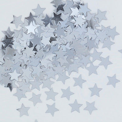 Silver Star Table Confetti 14g