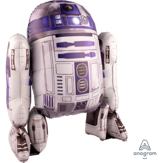 Star Wars R2D2 Giant Size Balloon Air Walker (Optional Inflation)