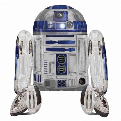 Star Wars R2D2 Giant Size Balloon Air Walker (Optional Inflation)