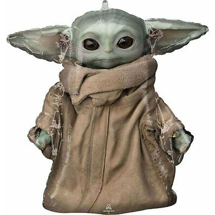 Star Wars Baby Yoda Helium Filled Foil Balloon - 26" (Optional Helium Inflation)