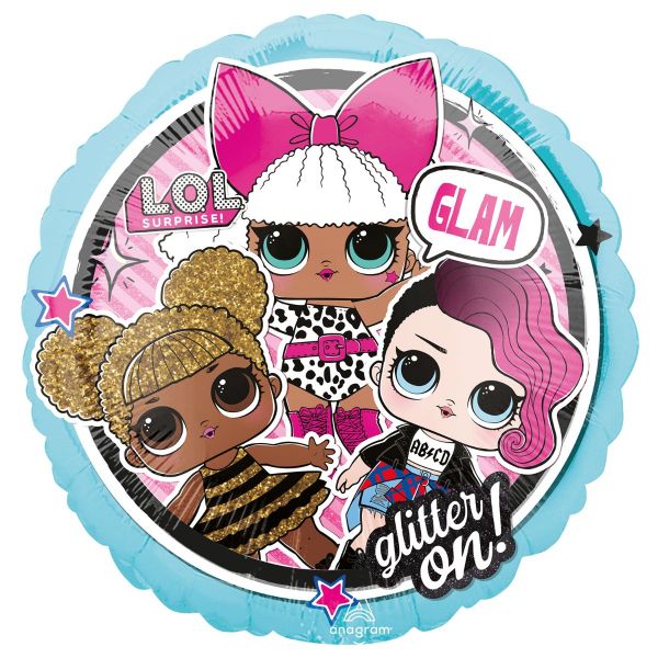 LOL Surprise Balloon 18" Foil (Optional Helium Inflation)