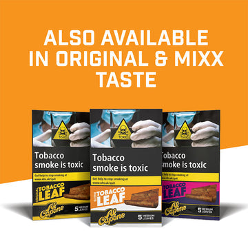 Al Capone Tobacco Leaf - Pack of 5 Medium Leaves Roling Paper