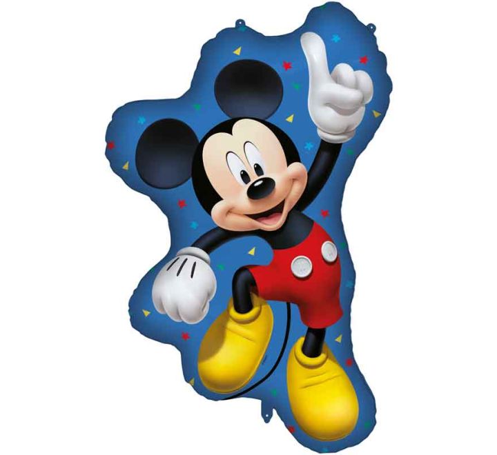 Mickey Mouse SuperShape Foil Balloon (Optional Helium Inflation)