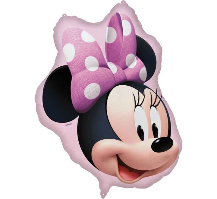 Minnie Mouse SuperShape Foil Balloon (Optional Helium Inflation)