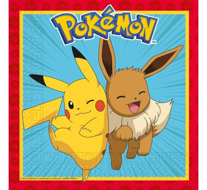 Pokémon Party Lunch Napkins