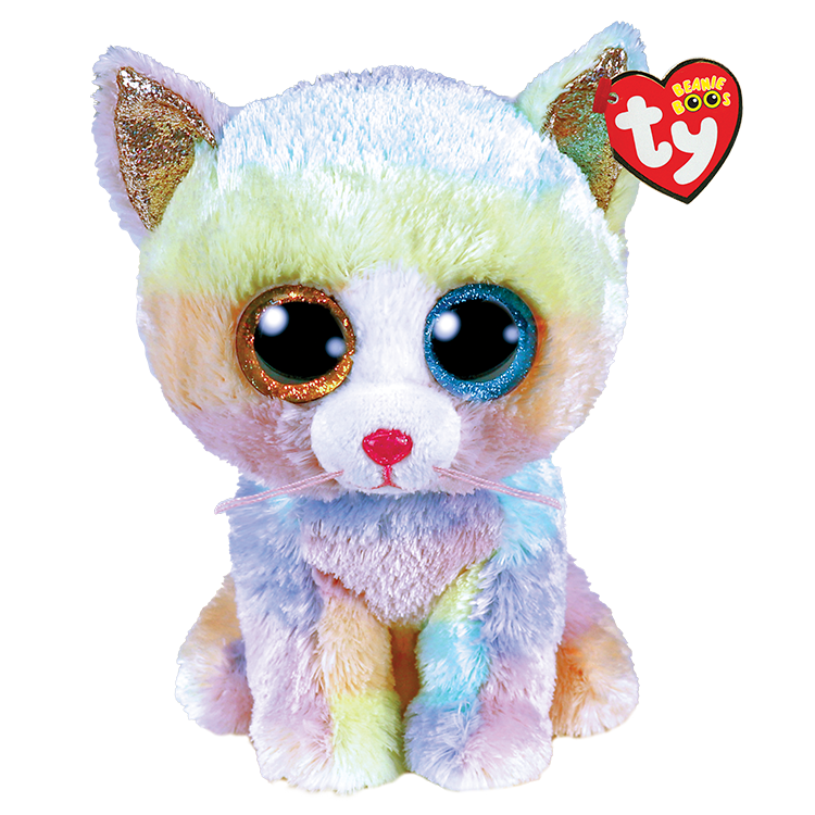 Ty Beanie Boos Regular - Heather the Pastel Cat soft toy