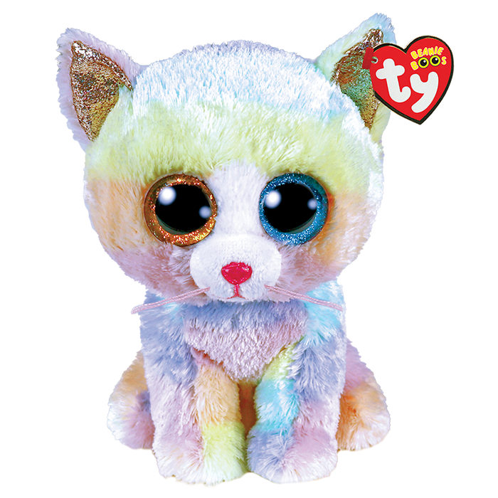 Ty Beanie Boos Regular - Heather the Pastel Cat soft toy