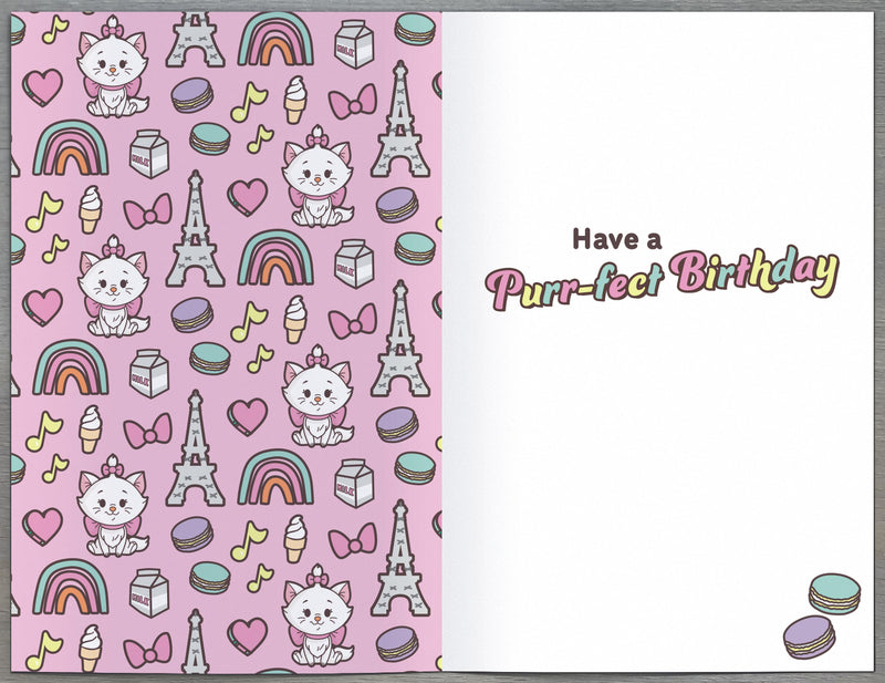 Disney Aristocats | Birthday Card Granddaughter | Juvenile Design | With Envelope