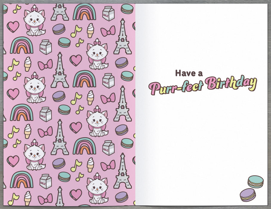Disney Aristocats Birthday Card for Granddaughter, Juv Design