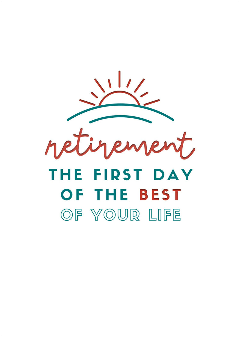 Kindred Age Friendly Vibes | Retirement Card | Conventional Design | With Envelope