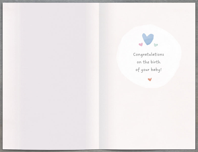 Carlton | New Baby Card | Conventional Design | With Envelope