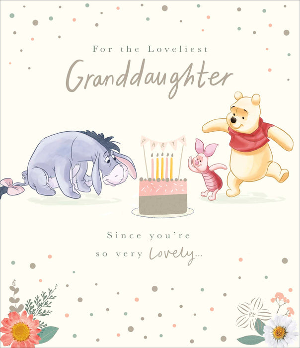 Disney WTP The Smallest Things Birthday Card for Granddaughter, Cute Design