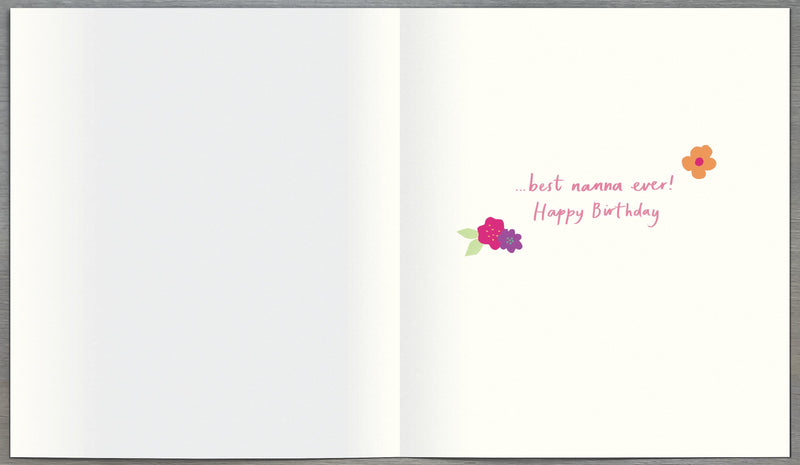 Lots of Woof | Birthday Card Nanna | Cute Design | With Envelope