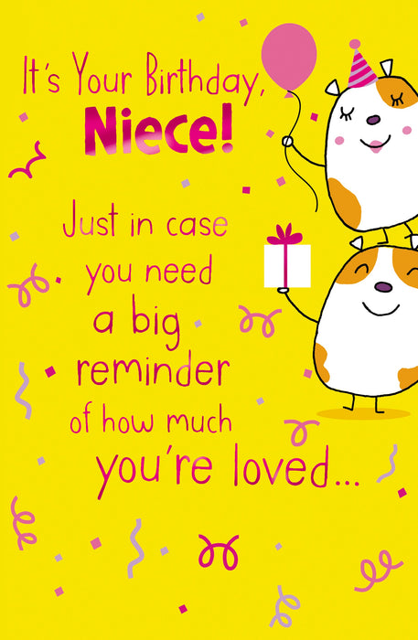 Hanson Birthday Card for Niece, Hum Design