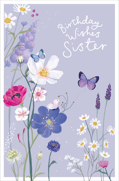 Gibson Birthday Card for Sister, Conv Design