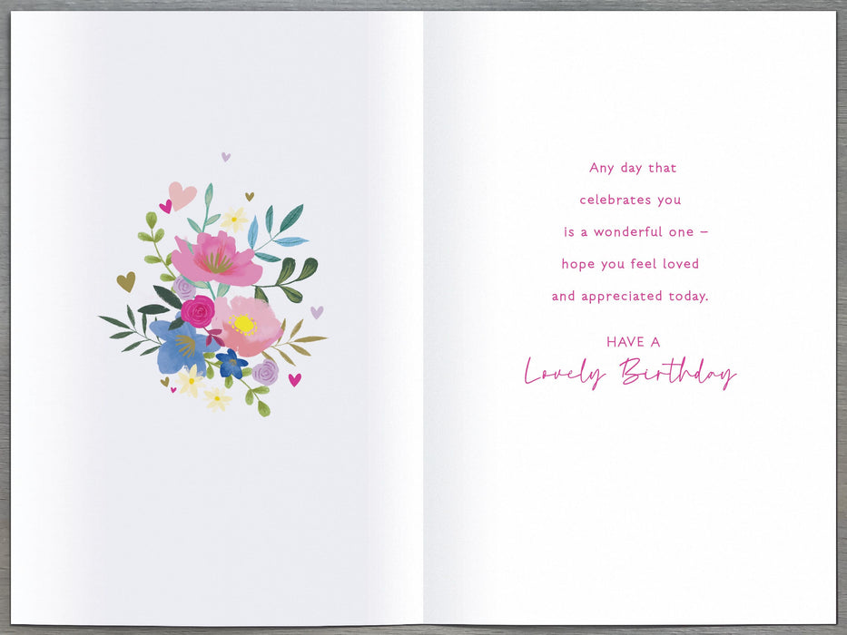 Gibson Birthday Card for Mum, Conv Design