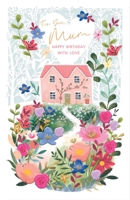 Gibson Birthday Card for Mum, Conv Design
