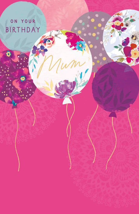 Gibson Birthday Card for Mum, Conv Design