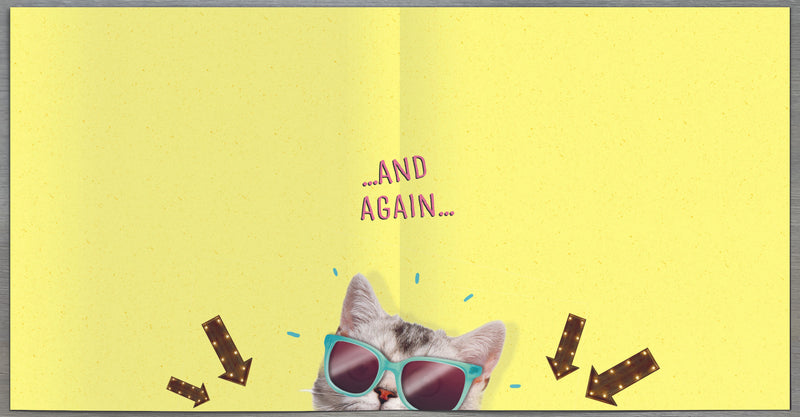 Birthday Card Granddaughter - back