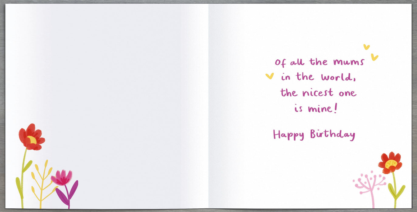 Carlton Birthday Card for Mum, Cute Design