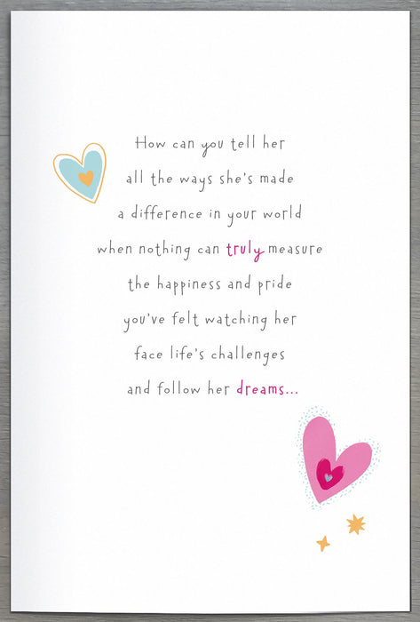Carlton | Birthday Card Daughter | Happy Birthday Gifts | Her, Girls, Women | With Envelope