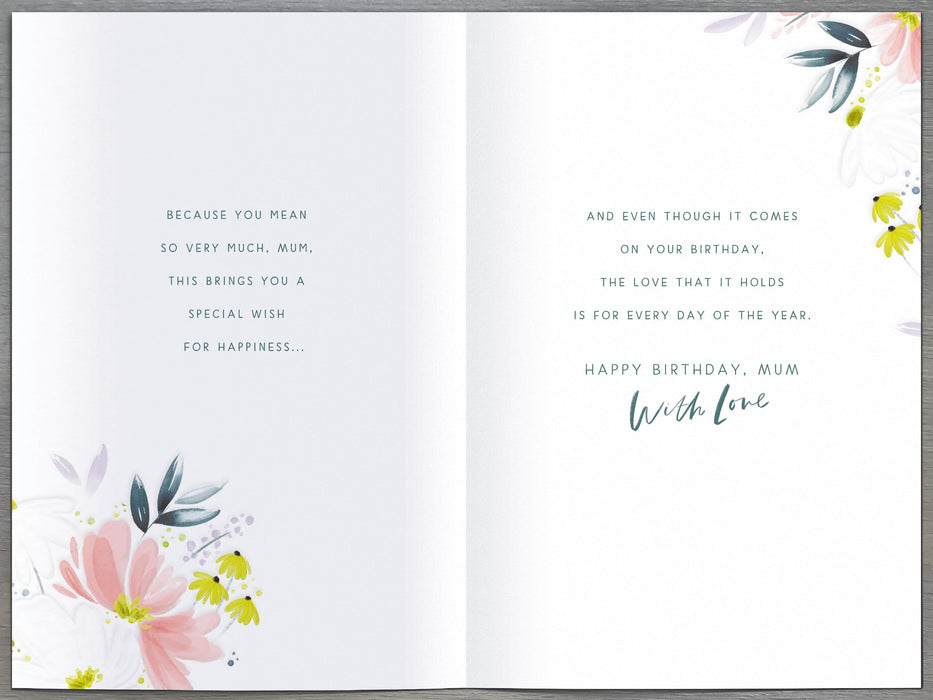 Gibson Birthday Card for Mum, Conv Design