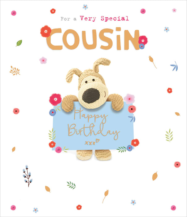 Boofle | Birthday Card Cousin Cute | Happy Birthday Gifts | Her, Girls, Women | With Envelope
