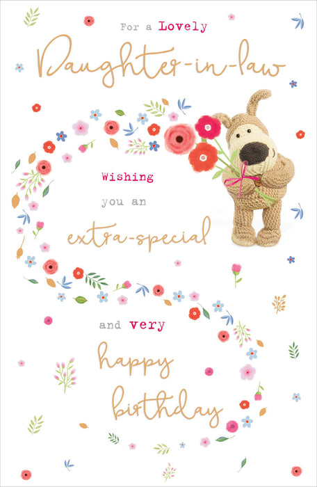 Boofle | Birthday Card Daughter In Law Cute | Happy Birthday Gifts | Her, Girls, Women | With Envelope